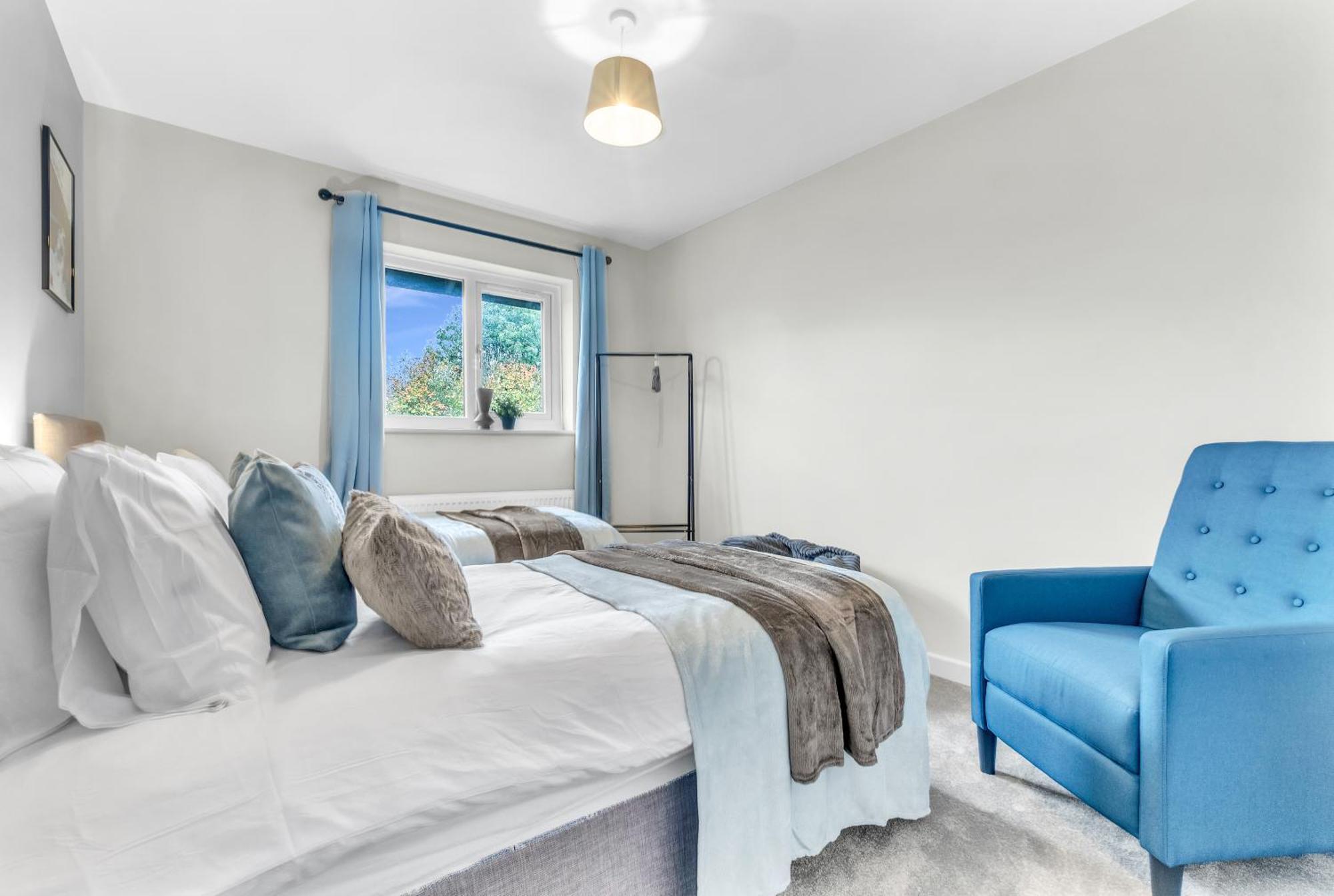 Mk 2-Bedroom Contractor'S Gem, 5 Beds, Sleeps 6, Free Parking ميلتون كينيز المظهر الخارجي الصورة